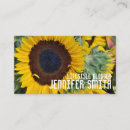 Search for sunflower business cards Botanical