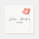Search for photo wedding napkins Watercolor