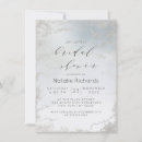 Search for blue and silver bridal shower invitations Bride
