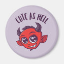 Search for cute devil magnets Halloween