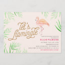 Search for flamingo baby shower invitations Let's flamingle
