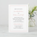 Search for pink border wedding invitations Elegant