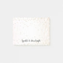 Search for gold post it notes Sparkle