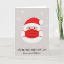 Search for mask christmas cards Quarantine
