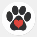 Search for paw print design stickers Dogs