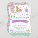 Search for purple and teal baby shower invitations Under the sea