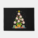 Search for baseball doormats Santa claus