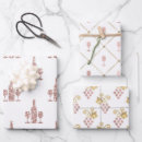 Search for pink and gold wrapping paper Vintage