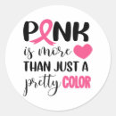 Search for pink awareness ribbon stickers Fight