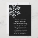 Search for winter 30th birthday invitations Black
