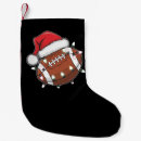 Search for football christmas stockings Santa