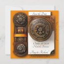 Search for gears square invitations Metal