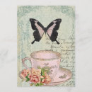 Search for tea wedding invitations Butterfly