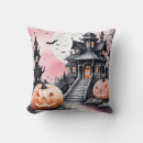 Search for haunted house halloween cushions Full moon