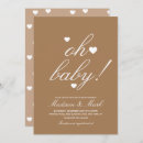 Search for earthy baby shower invitations Simple
