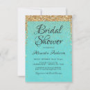 Search for teal blue shower bridal shower invitations Turquoise