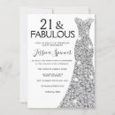 Search for 21 and fabulous invitations Party