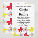 Search for plumeria wedding invitations Colourful