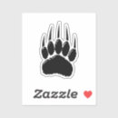 Search for paw and claw stickers Wild animal