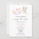 Search for stork baby girl shower invitations Long distance