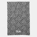 Search for geometry tea towels Black and white