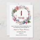 Search for 1st anniversary party invitations Vow renewal