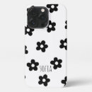 Search for black white floral iphone cases Pretty
