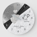 Search for 25th anniversary clocks Couple