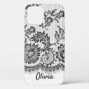 Search for black and white lace iphone cases Elegant