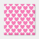 Search for pink heart pattern magnets Stylish
