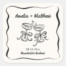 Search for whimsical wedding stickers Elegant