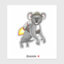 Search for funny koala bear stickers Australia