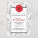 Search for gerbera daisy invitations Red