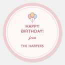 Search for happy birthday balloons stickers Pastel