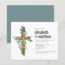 Search for cross wedding invitations Eucalyptus