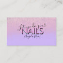 Search for violet business cards Glitter