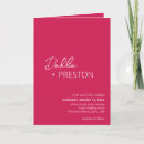 Search for bright pink invitations Contemporary