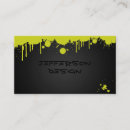 Search for spray paint business cards Splatter