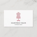 Search for tailor business cards Rose gold