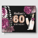 Search for 60th birthday guest books Black