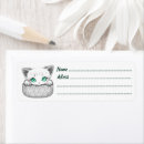 Search for love from return address labels Cat