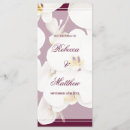 Search for orchid wedding programs Elegant