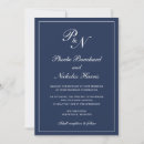 Search for formal navy blue wedding invitations Minimal