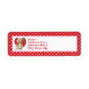 Search for dog valentine return address labels Hearts