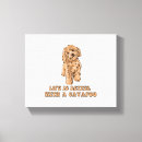 Search for funny dog canvas prints Weimaraner