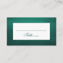 Search for emerald green place cards Classic