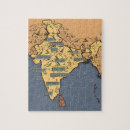 Search for india map puzzles Vintage