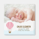 Search for birth announcement magnets Cute