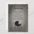 Search for goth baby invitations Dark