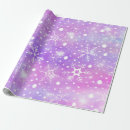 Search for snowflake christmas wrapping paper Pink
